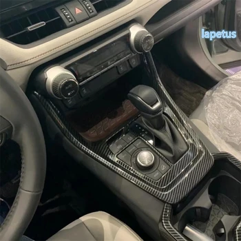 

Lapetus Stalls Gear Shift Gearshift Box Decoration Frame Cover Trim For TOYOTA RAV4 RAV 4 XA50 2019 2020 ABS Carbon Fiber Look