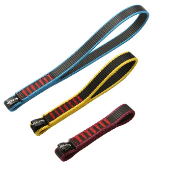 

Xinda Rock Climbing Rope Quick Draw Sling Carabiner Webbing Strap Rescue 11/17/25cm Climbing Nylon Strap Accessories