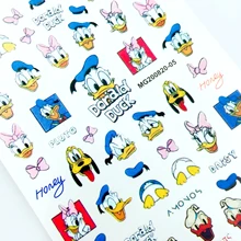 

Disney Cartoon Animation Series High-end Nail Stickers Mickey Minnie Stitch Donald Duck Tigger Nail Nail Decals Nail Decoration