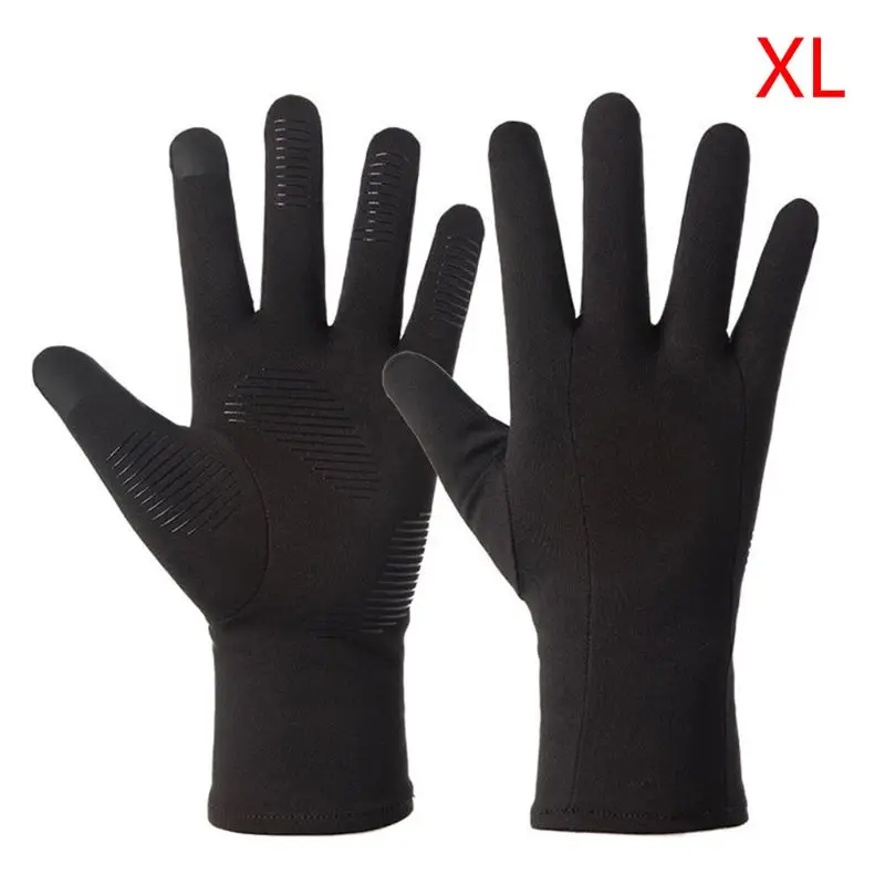 Мужские и женские зимние теплые перчатки ветрозащитные водонепроницаемые Тепловые Рукавицы D08B