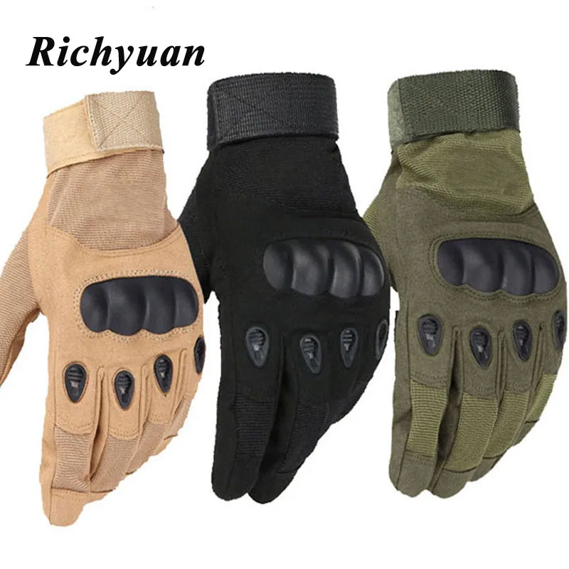 

Touch Screen Motorcycle Gloves Full Finger Skidproof Hard Knuckle Protective Gear for Outdoor Sports Gloves Racing Motocross ATV