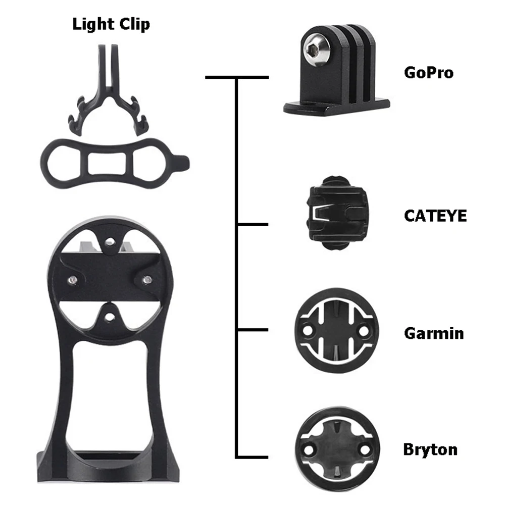 Велосипедный компьютер Камера держатель велосипеда руль велосипеда, Крепление Держатель MTB дорожный велосипед кронштейн для Garmin Bryton CATEYE GoPro BC0200