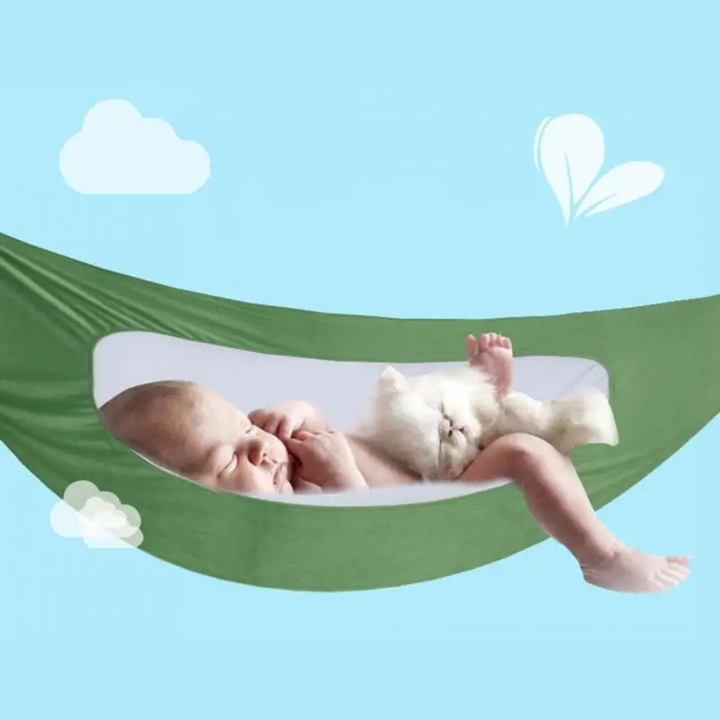 Съемный безопасный сон новорожденный портативный складной регулируемый съемный для детская кроватка Душ подарок качели детский гамак