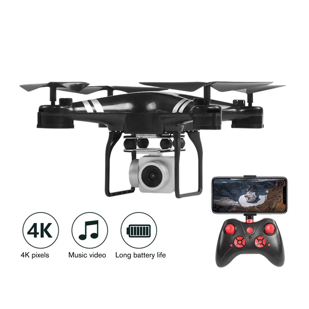 Дрон KY101D 4K RC вертолет с HD wifi FPV 16MP камера 2,4G 4 оси RC Квадрокоптеры дроны 22 минуты долгий Летающий Дрон