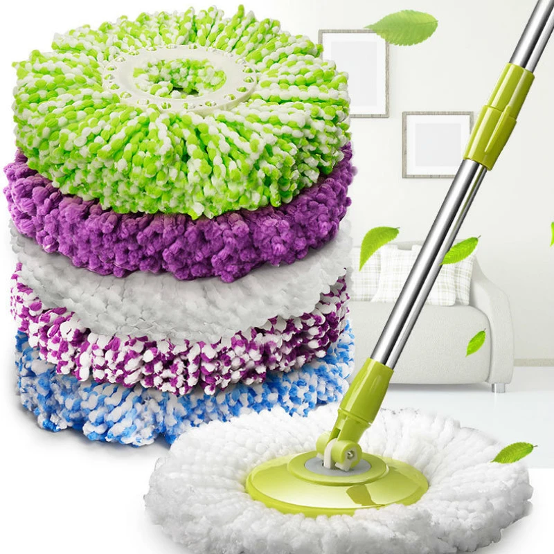 Briesje Betreffende catalogus Mops Floor Head Replacement Round | Microfiber Mop Cleaning Floor - 5pcs Mop  Head - Aliexpress