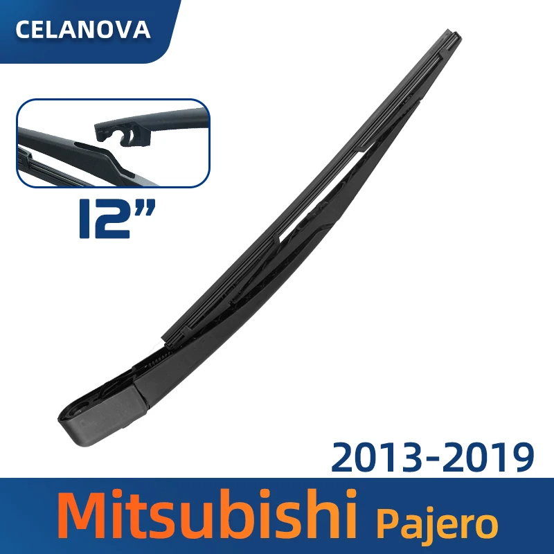 CELANOVA Rear Window Windshield Windscreen Wiper Blade & Arm Set Kit