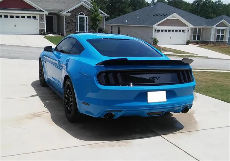 Подходит для Ford Mustang задний спойлер 16 17 18 19 20 Mustang mmd Стиль углеродного волокна автомобильный спойлер багажник задний губа крыло хвост