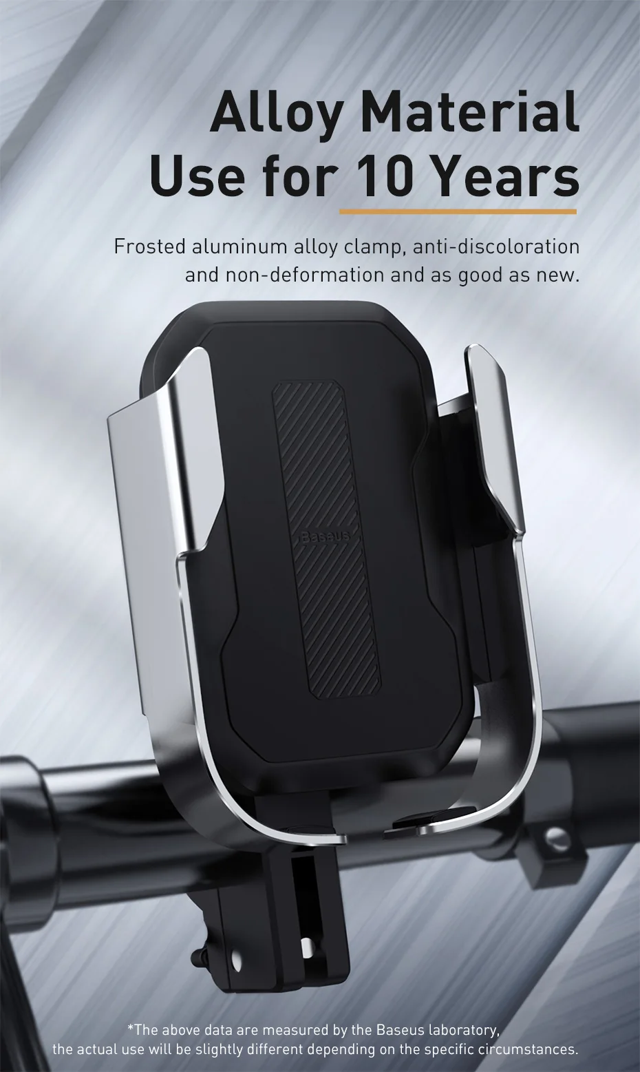 Titular do Telefone da Bicicleta Suporte do Telefone Móvel para o Iphone Suporte de Montagem do Telefone Baseus Motorcyle Samsung Xiaomi Guiador Clipe Moto 11 Suporte universal p/ carro