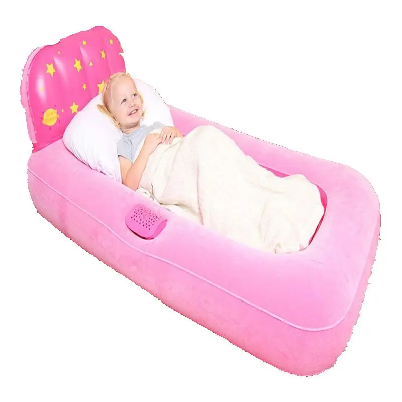 Fruit Color Flocking Inflatable Bed Non-Slip Thick Mattress Child Home Baby Outdoor | Спорт и развлечения