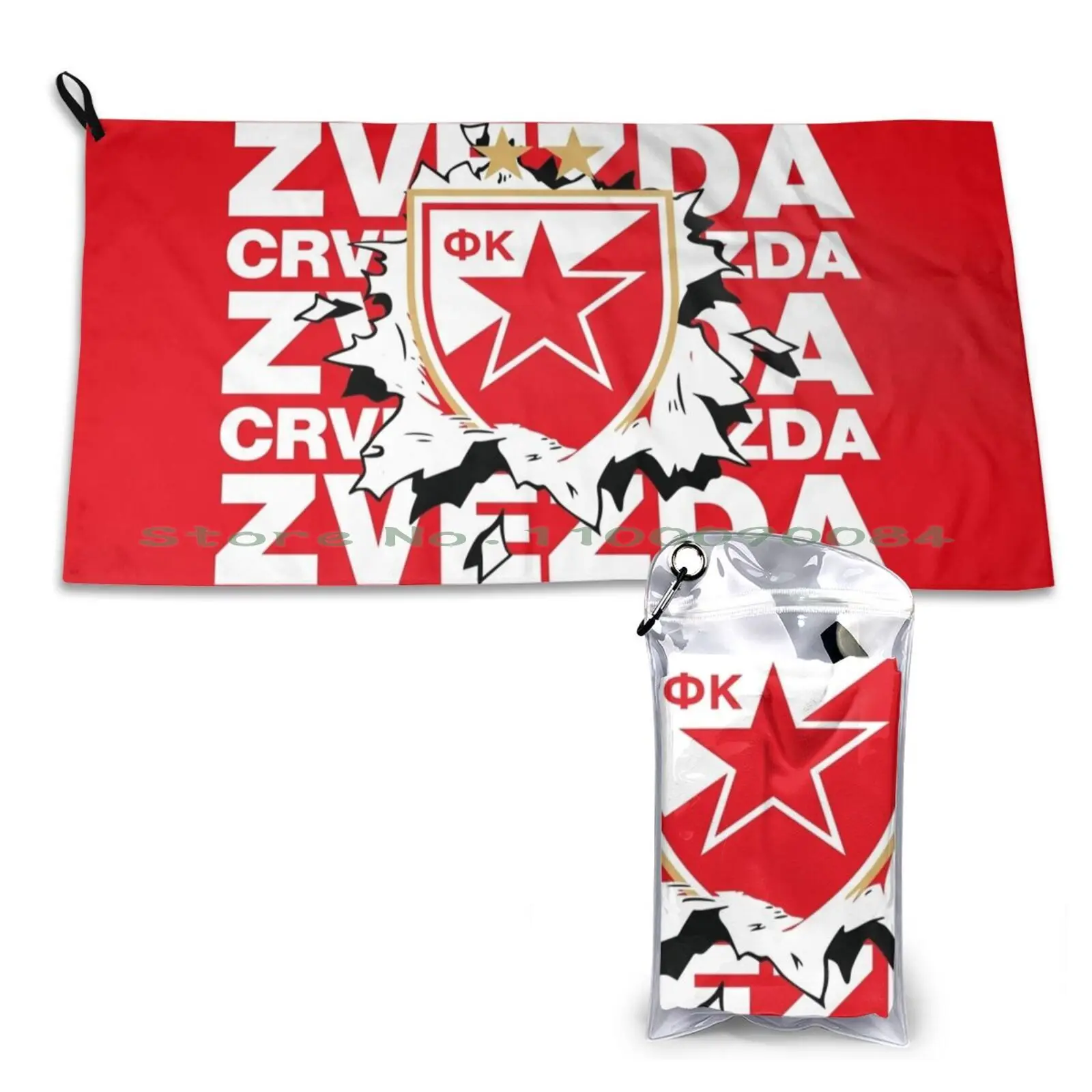 Crvena Zvezda Begrad Delije Forever Serbian Love Asciugamano Ad Asciugatura Rapida Palestra Bagno Sportivo Portatile Rem Re Zero Rem Hentai Rem Kawaii