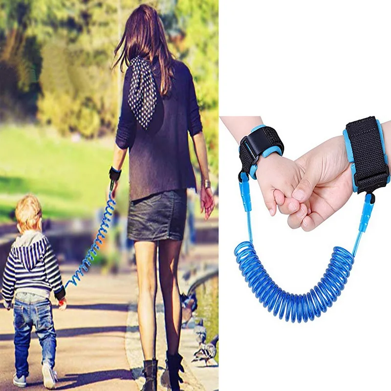 

Child Anti Lost Wrist Link Toddler Leash 1.5/2.5 CM Safety Outdoor Walking Hand Belt Band Ropes Adjustable Jump Rope New