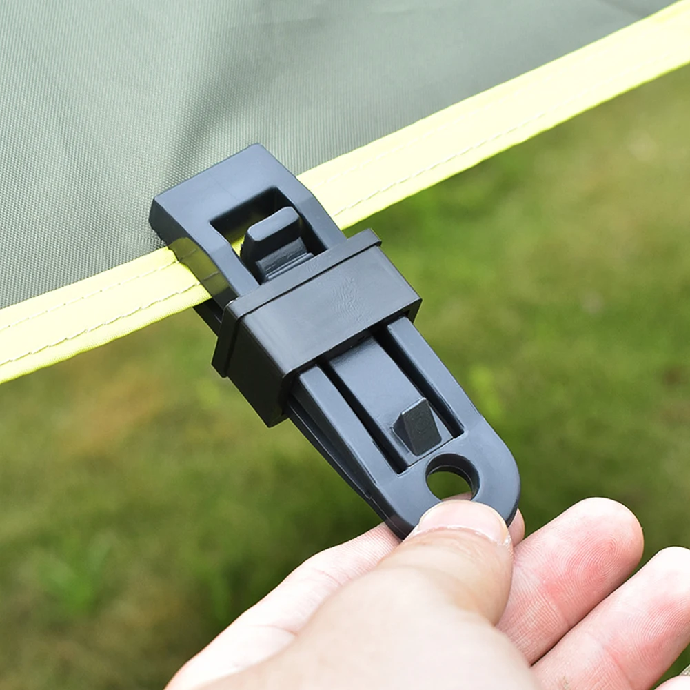 

10pcs Tent Canopy Clip Outdoor Wind Rope Clamps Awning Wind Rope Clips Camping Tent Accessories Nylon New Dropshipping O16
