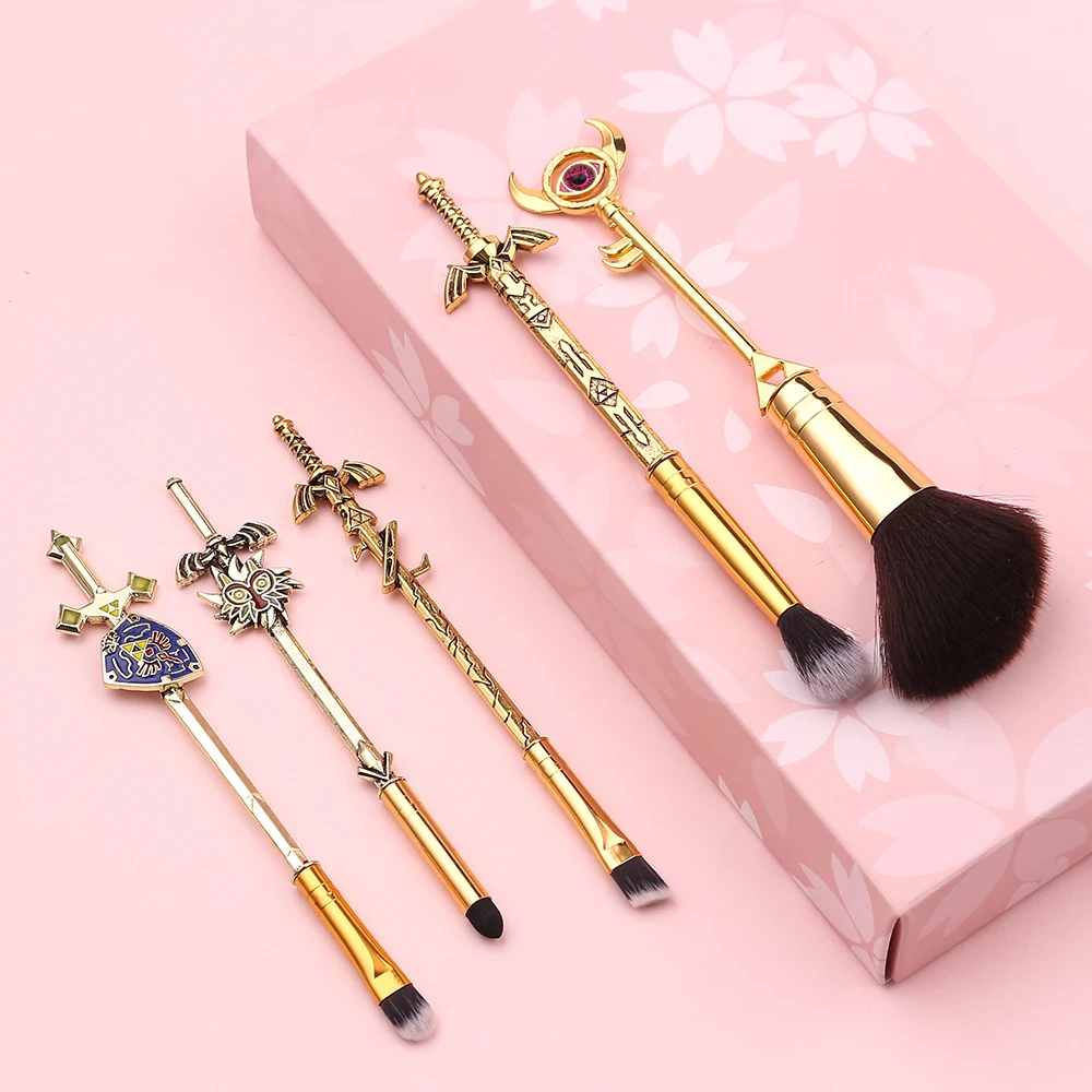 Billig Prinzessin Zelda Make Up Pinsel werkzeug satz Kosmetische Pulver Lidschatten Erröten Augenbraue Blending Schönheit Make Up Pinsel pincel maquiagem