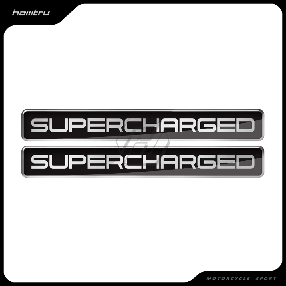3D Motorcycle Supercharged Edition Sticker Car Motorbike Decal for BMW Honda Toyota