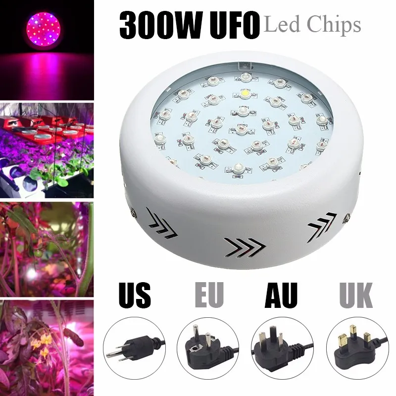 Лампа для выращивания 300 Вт UF O Led Grow Light полный спектр Fitolamp Grow Box для гидропонный садовый парник для комнатных растений