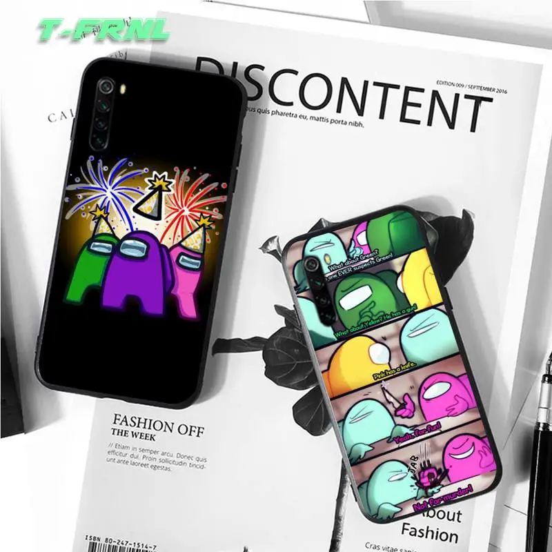 

Funny Among Us Phone Case For Redmi Note 9 Mi 3 7 8 9se Redmi 7 7a 8 8t 10 Pro Lite Cases Cover