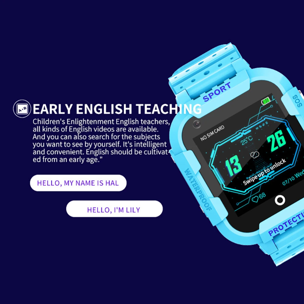 Upgrade Kids Smart Watch 4G Wifi GPS Tracker Smartwatch Kids 4G Phone Watch Waterproof Video Call Smart Watch For Child Watch