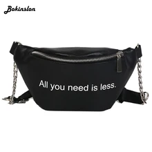 Bokinslon модная сумка через плечо для женщин, Индивидуальная сумка на талию, женская сумка на грудь