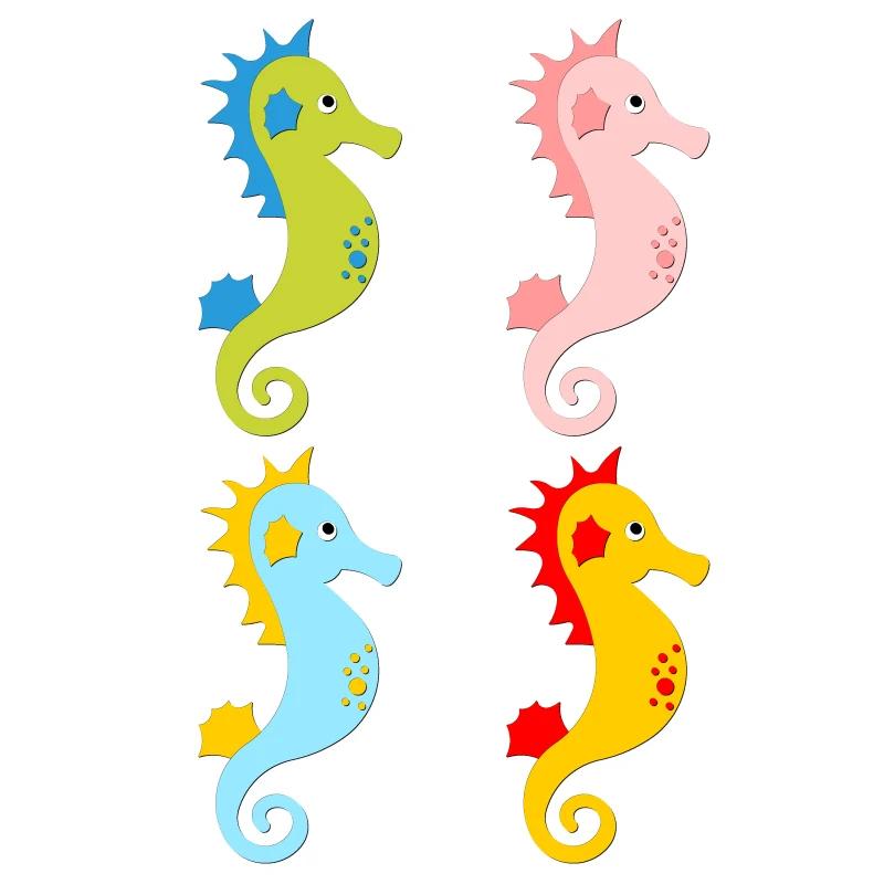 

New hippocampus Wooden die Scrapbooking C-97 Cutting Dies
