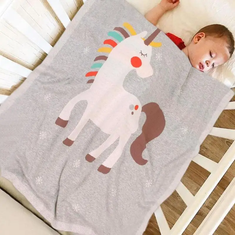 Детское одеяло s Трикотажные пеленки для новорожденного мягкий детский диван детская кроватка одеяло зима осень одеяло для детской коляски