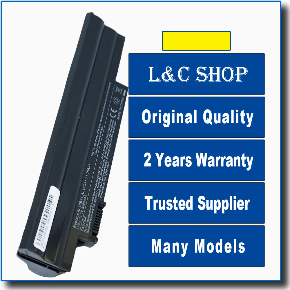 

Notebook Laptop Battery Pack Replacement for Acer AK.003BT.071 AK.006BT.074 AL10A31 AL10B31 AL10G31 BT.00303.022 BT.00603.114