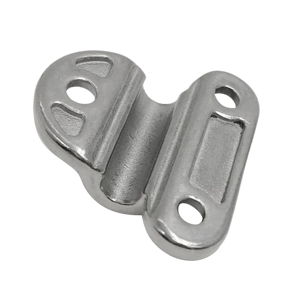 Marine Grade 316 Stainless Steel Folding Pad Eye 1/8''  D Ring  Hook Loop