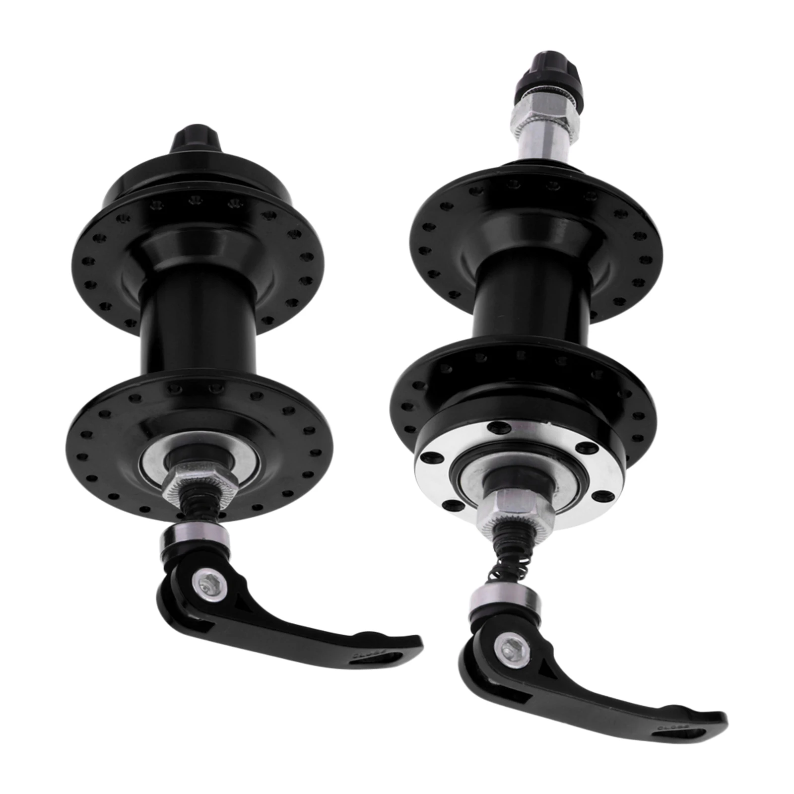 Bicycle Hubs Sealed Bearing MTB Mountain Bike Hubs Quick Release Set 36Holes Disc Brake QR Lever Skewers for 5 6 7 8 Speed