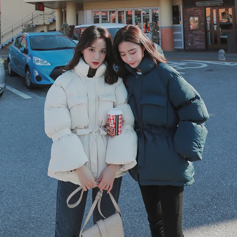 

Photo Shoot 2019 Winter New Short Slimming Short-height down Jacket Cotton-padded Clothes Women's Korean-style Students down Coa