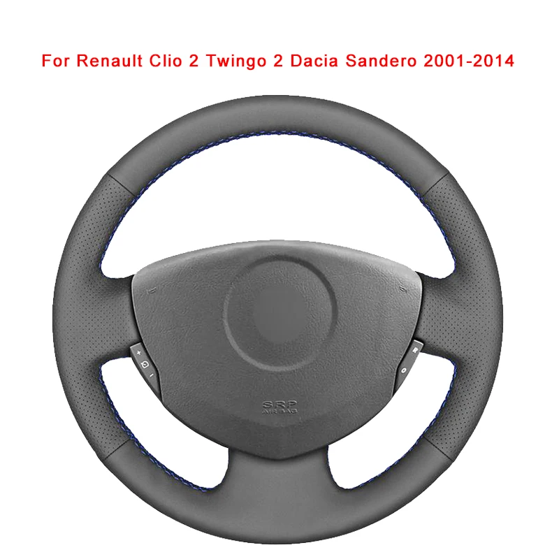 Customized Original Car Steering Wheel Cover For Renault Clio 2 Twingo