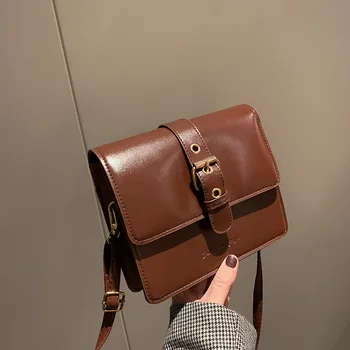 

Fashion MIni Simple Small Square Bag Women's 2020 New Designer Handbag High-quality PU Leather Bags Mobile Phone Shoulder Bags