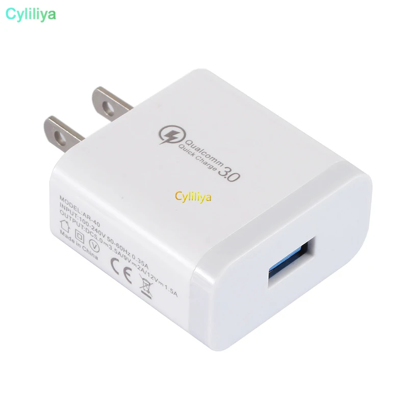 QC 3,0 быстрое настенное зарядное устройство USB для быстрой зарядки 5V 3.5A 9V 2A путешествия Мощность адаптер, быстрая зарядка США ЕС Разъем для iPhone 7 8 X samsung