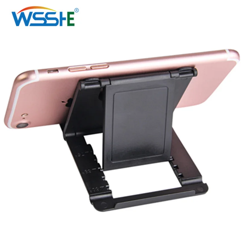 

7 Colors Mobile Phone Desk Stand Universal Phone Holder Tripod foldable Plastic Table Holder Stand for Mobile Phone Tablet PC