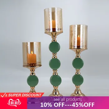 

Fashion crafts retro ceramic candle holders home accessories wedding decorations