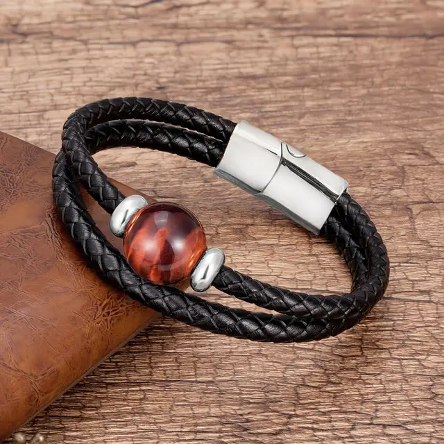 Silver-Red Tiger eye