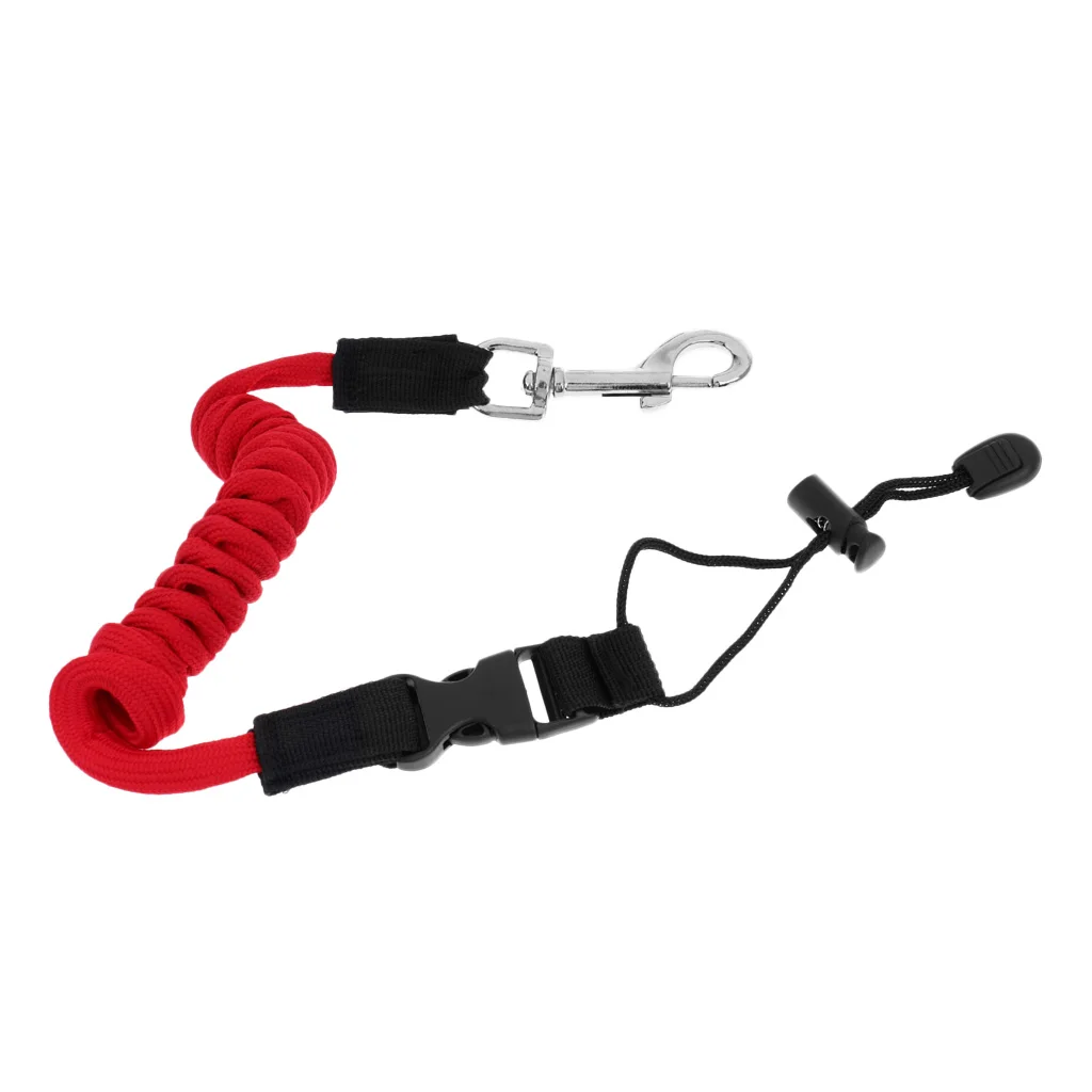 1 Pair White PVC Inflatable Outrigger Stabilizer + Elastic Paddle Leash for Kayak Fishing Standing SUP Beginners 