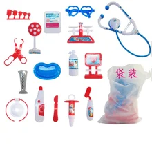16 шт., для мальчиков и девочек, ролевые игры, доктор, Классическая медицина, имитация, ролевые игры, медицинская одежда, игрушка для детей, подарок на Рождество