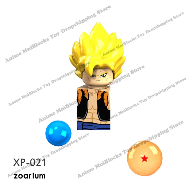 XP021-026 Single Sale Dragon Ball Z Building Blocks mini Anime Goku Action toy Figure Assemble bricks toys for children gifts XP021