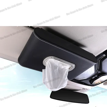 

Lsrtw2017 Wood Car Interior Roof Sun Shield Hanging Tissue Box