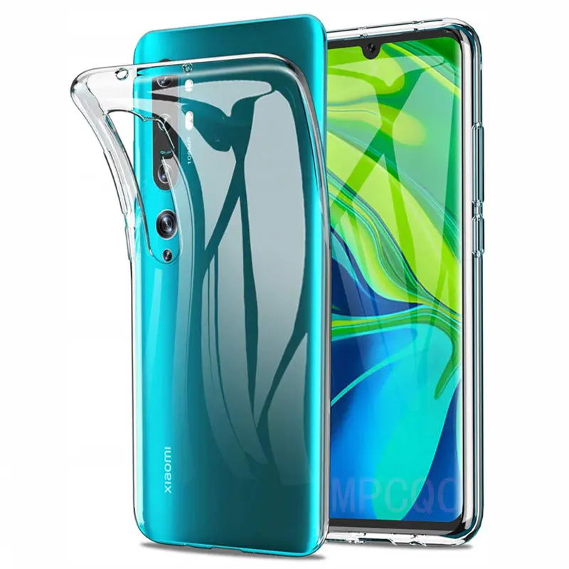 Прозрачный Ультратонкий Мягкий чехол из ТПУ Для Xiaomi Mi 10 Pro 9 8 Se CC9E CC9 A3 Lite Note Poco F1