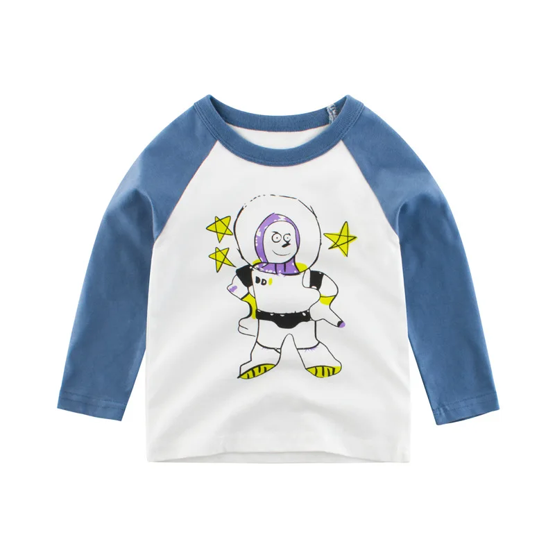 

LOOZYKIT New 2019 Kids Children's Boys Autumn Children's T-shirt Long-sleeved Boy Bottoming Shirt Cotton Top