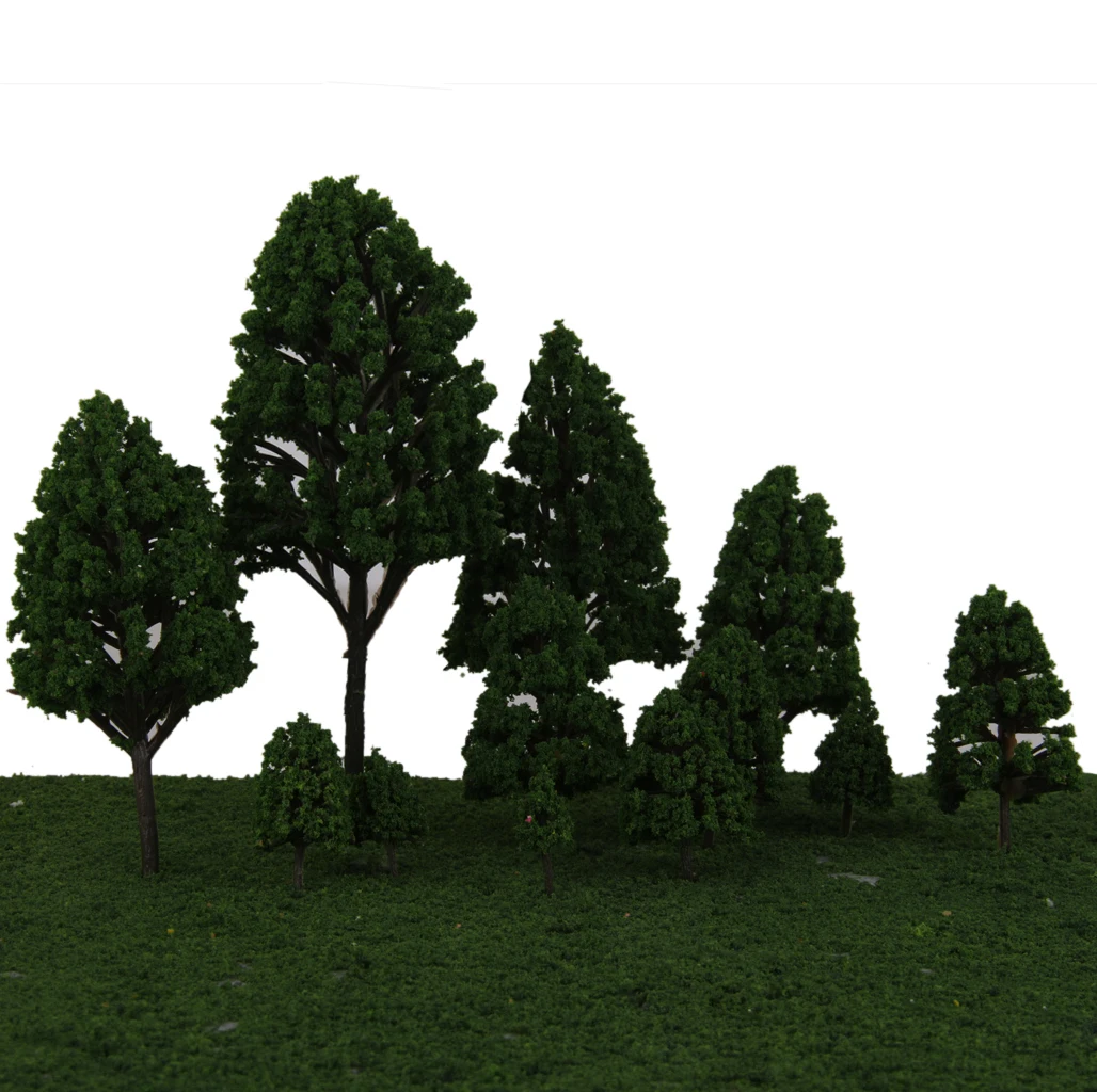 Jili Online 24x Multi Scale Poplar Tree Model Train Railway Park Layout Scenery O HO N Z 