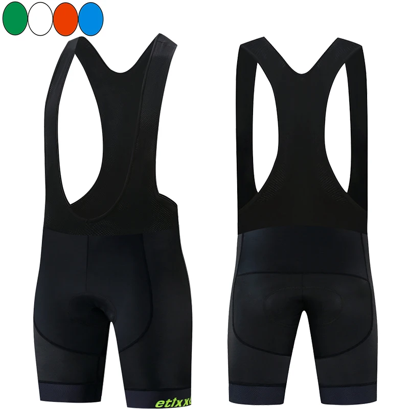 

ETIXXL 5CM Italy Silicon Grippers at Leg Classic Bib Cycling Shorts Race Bicycle Bottom Ropa Ciclismo Bike Pants With Pro 5D Pad