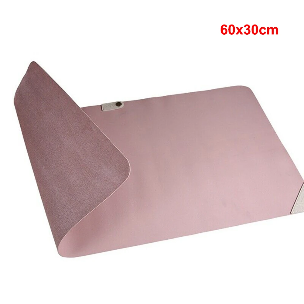 Pink 60X30cm Очень большой игровая мышь Мышь коврик для мыши Противоскользящий МОЗ площадку клавиатура стол коврик однотонный pvc 90*45 см большая мышь Коврик для компьютерной Мышь Pad - Цвет: Pink 60X30cm
