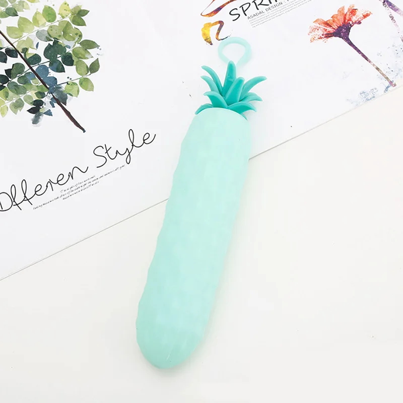 Cute Coin Purse Banana Pencil Case Kawaii Bag Silicone Purse Funny Purses For Kids Yellow Corn Coin Bags For Children (3)