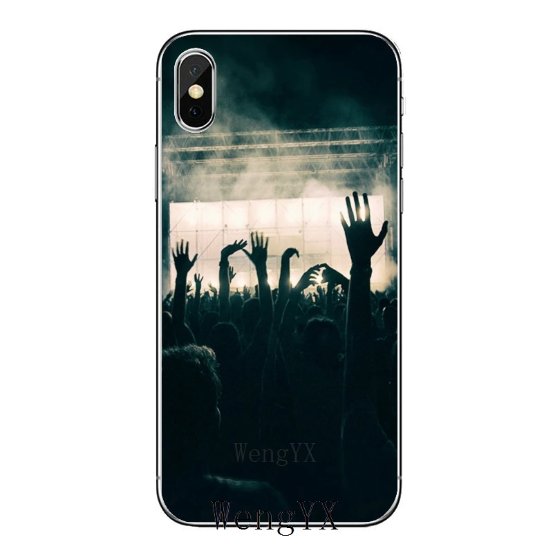 Accessories Phone Case For iPhone 11 Pro XS Max XR X 8 7 6 6S Plus 5 5S SE 4S 4 iPod Touch 5 6 Love Rock Roll cute iphone 8 cases