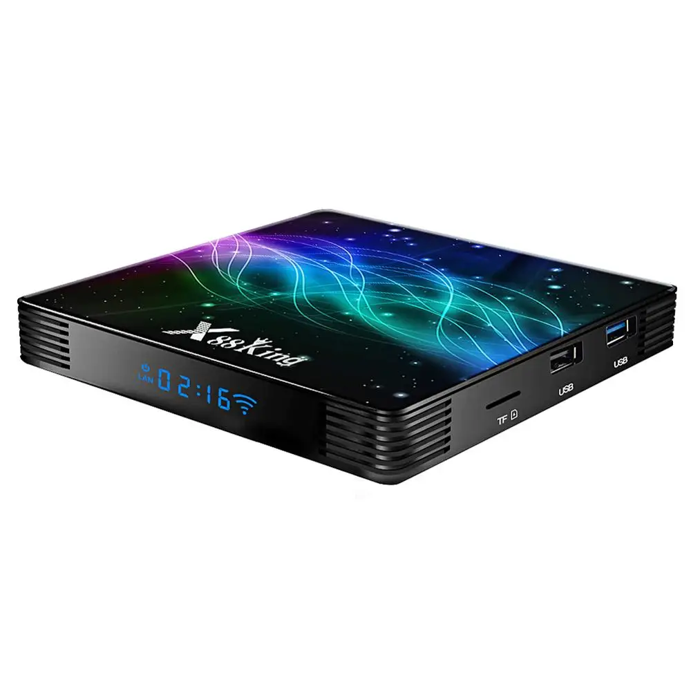OUYAWEI X88 King tv Box 4GB LPDDR4 SDRAM 128G Flash для Amlogic S922X Android 9,0 Dual WiFi BT5.0 1000M RJ45 4K медиаплеер