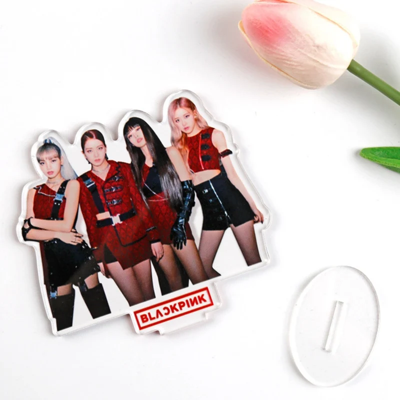 1 шт. Blackpink членов акриловая подставка фигурка кукла Лиза стол Декор Канцелярский набор