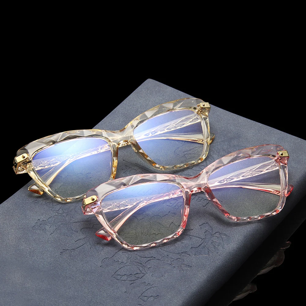 

Cat Eye Shape Optical Glasses For Women Female Anti Blue Light Eyeglasses PC Frame Computer Clear Lens Eyewear 2020 Trendy