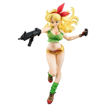 

Dragon Ball Z Anime Model Ranchi Lunch Launch Blond Version Action Figure 19cm Statue Collection Toy Desktop Decoration Figma