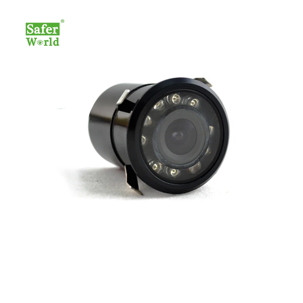 

26MM Size Drill Holes Infrared Night Vision 8 LED Rearview Backup Packing For 12V Car Camera RCA Connector